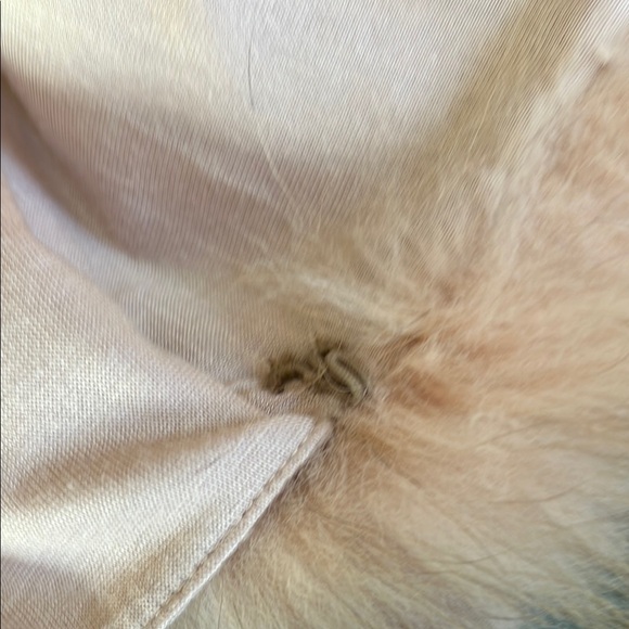 Alice & Olivia Raccoon fur Bolaro  shrug dusty pink black brown S/P - Picture 12 of 13